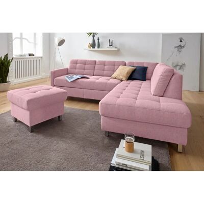 sit&more Picasso L-Form Rosa Ecksofa sit&more Picasso L-Form Rosa Ecksofa