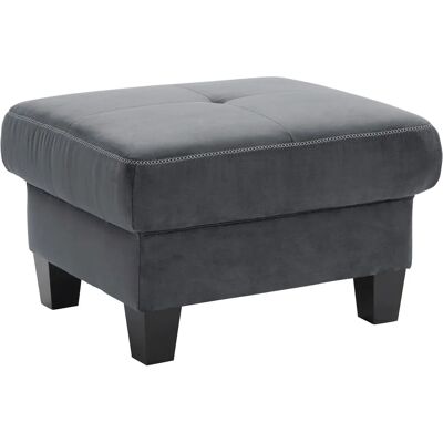 Sit & More Varese Hocker - Microfaser, Grau Sit & More Varese Hocker - Microfaser, Grau