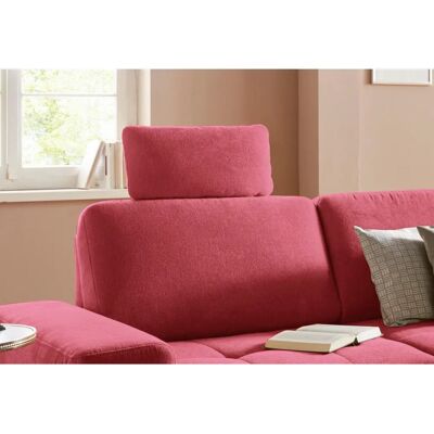 SIT&MORE Kopfstütze - Mikrofaser, Rot, 50x25x10cm - Sofa-Zubehör SIT&MORE Kopfstütze - Mikrofaser, Rot, 50x25x10cm - Sofa-Zubehör