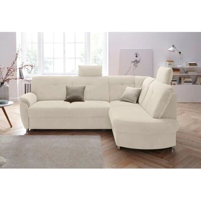 SIT&MORE Sonoma L-Form Ecksofa - Microfaser Beige SIT&MORE Sonoma L-Form Ecksofa - Microfaser Beige