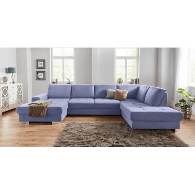 SIT & MORE Santorini U-Form Sofa - Moderner Look, Reversible Recamiere, Bettfunktion SIT & MORE Santorini U-Form Sofa - Moderner Look, Reversible Recamiere, Bettfunktion