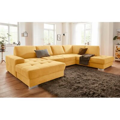 SIT & MORE Santorini U-Form Sofa - Modern, Linke Ecke, Mikrofaser SIT & MORE Santorini U-Form Sofa - Modern, Linke Ecke, Mikrofaser