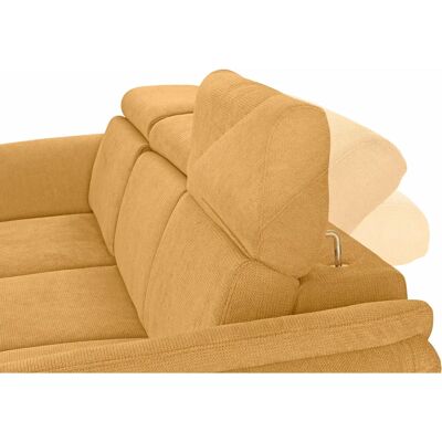 SIT&MORE Avignon Gelbes L-Form Sofa - Sofa SIT&MORE Avignon Gelbes L-Form Sofa - Sofa