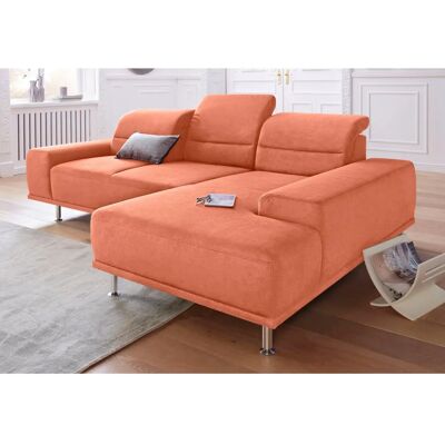 sit&more Mariola L-Form Orange Sofa - Couch sit&more Mariola L-Form Orange Sofa - Couch