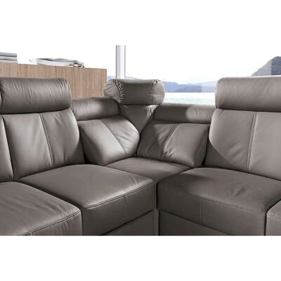 SIT&MORE Basel U-Form Sofa - Relax, Leder, 6 Sitze SIT&MORE Basel U-Form Sofa - Relax, Leder, 6 Sitze