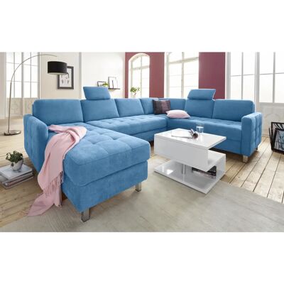 Sit & More Pablo U-Form Sofa - Microfaser, Recamiere links Sit & More Pablo U-Form Sofa - Microfaser, Recamiere links