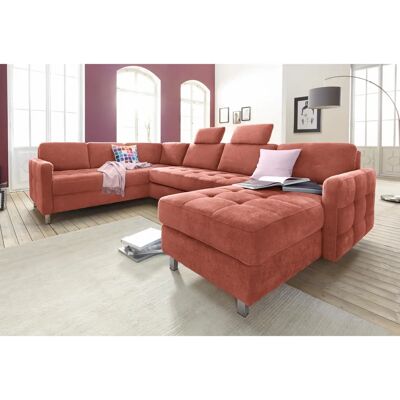 Sit & More Pablo U-Form Modularsofa - Mikrofaser, Recamiere, Schlaf Sit & More Pablo U-Form Modularsofa - Mikrofaser, Recamiere, Schlaf