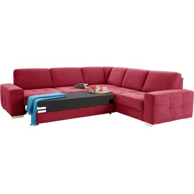 SIT & MORE Santorini L-Form Sofa - Wendbare Chaiselongue, mit Bettfunktion, 276cm SIT & MORE Santorini L-Form Sofa - Wendbare Chaiselongue, mit Bettfunktion, 276cm