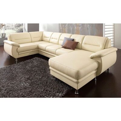 SIT&MORE Mailand U-Form Sofa - Hoher Komfort, FSC Holz SIT&MORE Mailand U-Form Sofa - Hoher Komfort, FSC Holz
