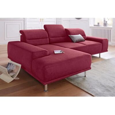 sit&more Mariola Bordeaux Modernes Sofa - Recamiere & Verstellbar sit&more Mariola Bordeaux Modernes Sofa - Recamiere & Verstellbar
