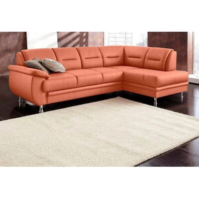 SIT & MORE Mailand L-Form Sofa - Microfaser, orange SIT & MORE Mailand L-Form Sofa - Microfaser, orange