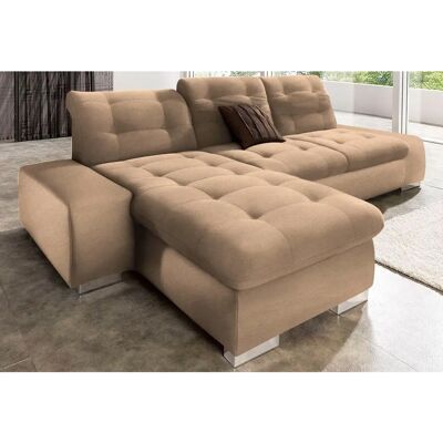 SIT&MORE Pale L-Form Sofa - 280x84x183cm - Microfaser SIT&MORE Pale L-Form Sofa - 280x84x183cm - Microfaser