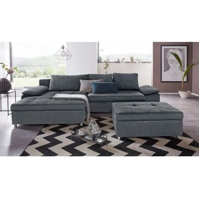 SIT&MORE Labene L-Form Sofa - Microfaser, Wendbare Recamiere, XXL SIT&MORE Labene L-Form Sofa - Microfaser, Wendbare Recamiere, XXL