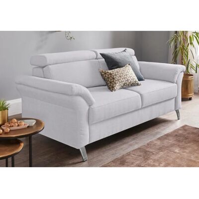 sit&more Arngast 2,5-Sitzer Sofa Silber Kopfteilverstellung sit&more Arngast 2,5-Sitzer Sofa Silber Kopfteilverstellung