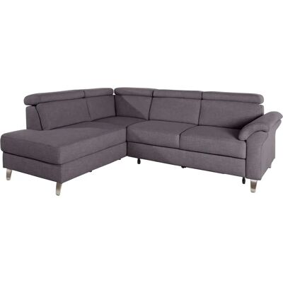 sit&more Arngast L-Form Sofa - Struktur, Dunkelgrau sit&more Arngast L-Form Sofa - Struktur, Dunkelgrau