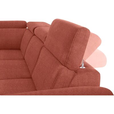 sit&more Arngast L-Form Sofa - Weich, Orange, 245cm sit&more Arngast L-Form Sofa - Weich, Orange, 245cm