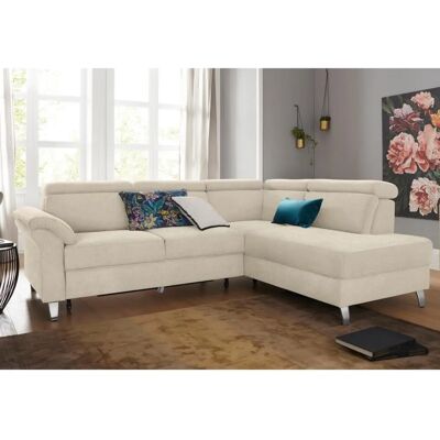 sit&more Arngast Beige Sofa - Schlafsofa, Ottomane rechts - Sofas sit&more Arngast Beige Sofa - Schlafsofa, Ottomane rechts - Sofas