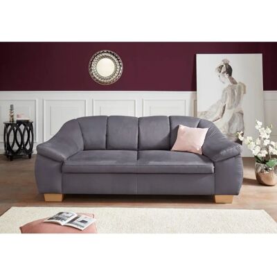 sit&more Santo Drei-Sitzer Sofa - Mikrofasermaterial, Grau sit&more Santo Drei-Sitzer Sofa - Mikrofasermaterial, Grau