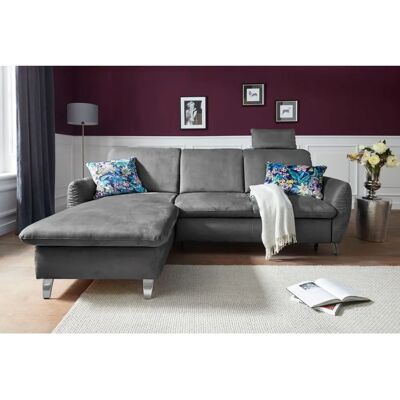 sit&more Daytona L-Form Sofa - Microfaser, grau sit&more Daytona L-Form Sofa - Microfaser, grau