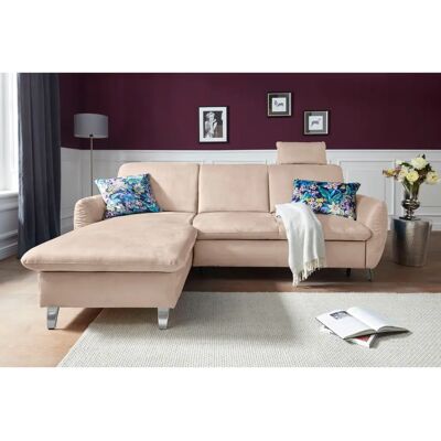 sit&more Daytona L-Form Sofa - Mikrofaser Beigefarben sit&more Daytona L-Form Sofa - Mikrofaser Beigefarben