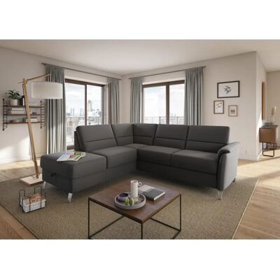 SIT&MORE Palmera L-Form Sofa - Ecksofa, Grau SIT&MORE Palmera L-Form Sofa - Ecksofa, Grau