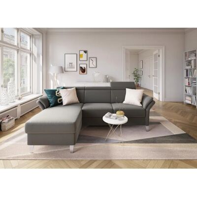 SIT & MORE Vincenzo L-Form - Grau - Microfaser - Schlafsofa SIT & MORE Vincenzo L-Form - Grau - Microfaser - Schlafsofa