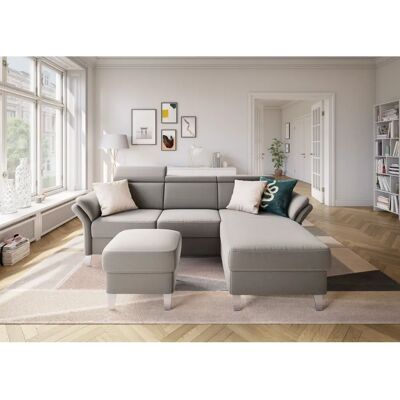 SIT & MORE Vincenzo L-Form Sofa - Mikrofaser, Recamiere rechts, Stauraum SIT & MORE Vincenzo L-Form Sofa - Mikrofaser, Recamiere rechts, Stauraum