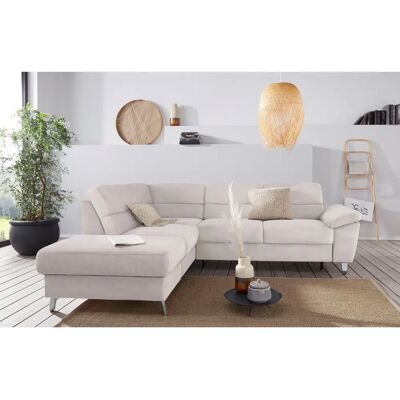 SIT & MORE Sorano L-Form Beige Sofa - Couch SIT & MORE Sorano L-Form Beige Sofa - Couch
