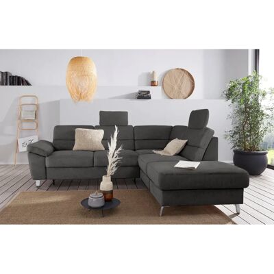 SIT & MORE Sorano L-Form Sofa - Grau SIT & MORE Sorano L-Form Sofa - Grau