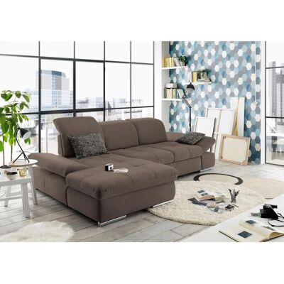 Musterring SO4100 V Taupe Ledersofa mit Relax- und Bettfunktion Musterring SO4100 V Taupe Ledersofa mit Relax- und Bettfunktion