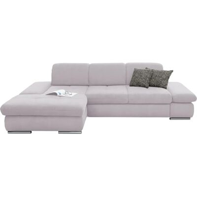 Musterring SO4100 V Ecksofa - Microfaser, Silber Musterring SO4100 V Ecksofa - Microfaser, Silber