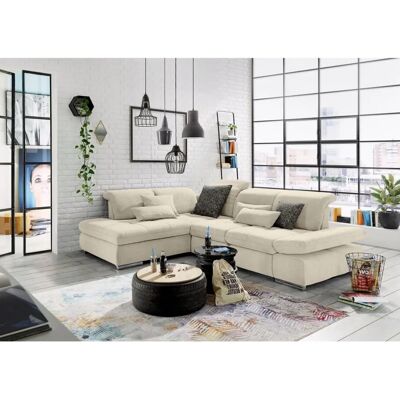 Musterring SO 4100 Ecksofa - Microfaser, Beige, mit Bettfunktion Musterring SO 4100 Ecksofa - Microfaser, Beige, mit Bettfunktion