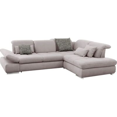 Musterring L-Form Sofa - Microfaser, 6 Sitze, Verstellbare Kopfstützen Musterring L-Form Sofa - Microfaser, 6 Sitze, Verstellbare Kopfstützen