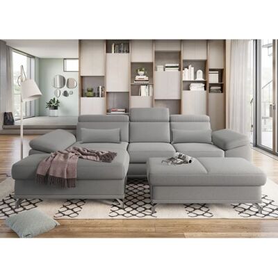 SIT & MORE Cabrio L-Form Sofa - Recamiere, Mikrofaser, Manuell verstellbar SIT & MORE Cabrio L-Form Sofa - Recamiere, Mikrofaser, Manuell verstellbar