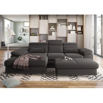 SIT & MORE Cabrio L-Form Sofa - Microfaser, 295x87x180cm SIT & MORE Cabrio L-Form Sofa - Microfaser, 295x87x180cm