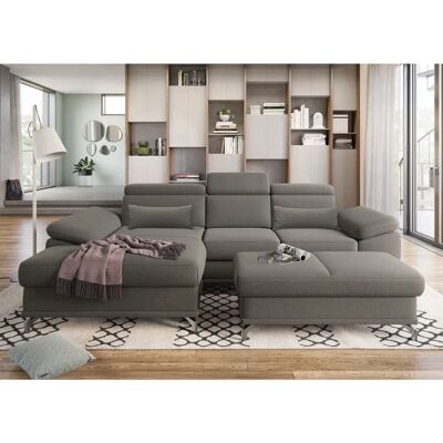 SIT & MORE Cabrio L-Form Sofa - Verstellbar, Mikrofaser SIT & MORE Cabrio L-Form Sofa - Verstellbar, Mikrofaser
