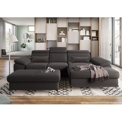 SIT & MORE Cabrio L-Form Sofa - Recamiere, Bett, Microfaser SIT & MORE Cabrio L-Form Sofa - Recamiere, Bett, Microfaser