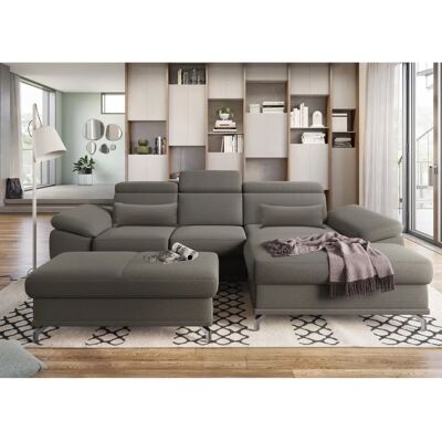 SIT & MORE Cabrio L-Form Sofa - Verstellbar, Bett, Mikrofaser SIT & MORE Cabrio L-Form Sofa - Verstellbar, Bett, Mikrofaser