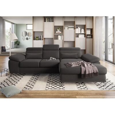 SIT & MORE Cabrio L-Form Sofa - Recamiere, Verstellbar, Microfaser SIT & MORE Cabrio L-Form Sofa - Recamiere, Verstellbar, Microfaser
