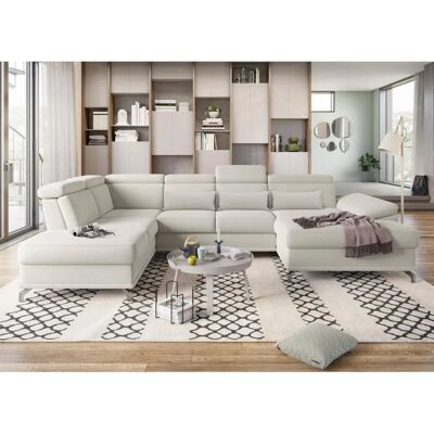SIT & MORE Cabrio U-Form Sofa - U-förmiges Wohnzimmersofa mit Bettfunktion & Stauraum SIT & MORE Cabrio U-Form Sofa - U-förmiges Wohnzimmersofa mit Bettfunktion & Stauraum