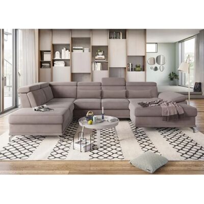 SIT & MORE Cabrio U-Form Sofa mit Bettfunktion - U-förmiger Couch SIT & MORE Cabrio U-Form Sofa mit Bettfunktion - U-förmiger Couch