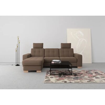 SIT&MORE Quincy L-Form Sofa - Mikrofaser, links Recamiere SIT&MORE Quincy L-Form Sofa - Mikrofaser, links Recamiere