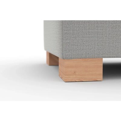 SIT & MORE Quincy Silber Struktur Sitzhocker - Sitzmöbel SIT & MORE Quincy Silber Struktur Sitzhocker - Sitzmöbel