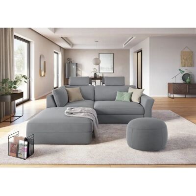 SIT & MORE Cadabra L-Form Sofa - Samtoptik, Ottomane links SIT & MORE Cadabra L-Form Sofa - Samtoptik, Ottomane links