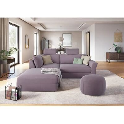 SIT & MORE Cadabra L-Form Lila Samtsofa - Sofa SIT & MORE Cadabra L-Form Lila Samtsofa - Sofa