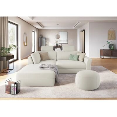 SIT & MORE Cadabra L-Form Sofa - Beige, Linke Ottomane, 3,5 Sitze SIT & MORE Cadabra L-Form Sofa - Beige, Linke Ottomane, 3,5 Sitze