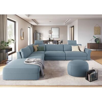 SIT & MORE Cadabra L-Form Sofa - Hellblau - 356cm Breite SIT & MORE Cadabra L-Form Sofa - Hellblau - 356cm Breite