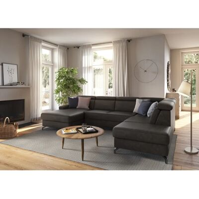 SIT&MORE Scarlett U-Form Sofa - Kopfteilverstellung - Microfaser SIT&MORE Scarlett U-Form Sofa - Kopfteilverstellung - Microfaser