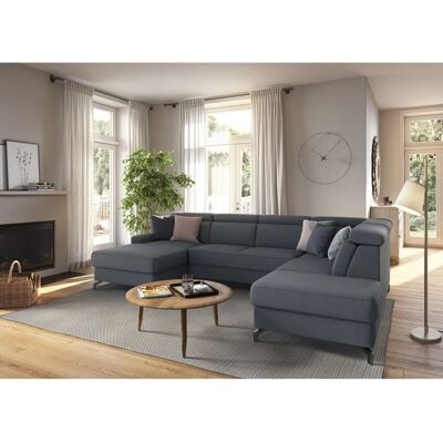SIT & MORE Scarlett U-Form Sofa - U-Form Chenille, 7,5 Sitze SIT & MORE Scarlett U-Form Sofa - U-Form Chenille, 7,5 Sitze