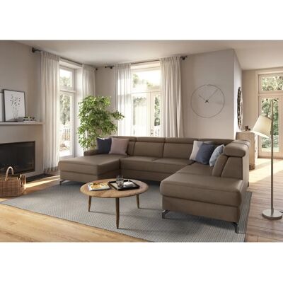 SIT & MORE Scarlett U-Form Sofa - Microfaser, Wendbare Ottomane - U-Form Couch SIT & MORE Scarlett U-Form Sofa - Microfaser, Wendbare Ottomane - U-Form Couch